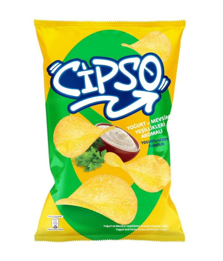 Cipso Ince Parti Boy Yogurtlu Cips 160 G