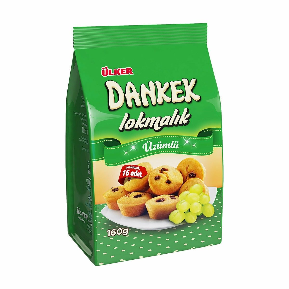 Dankek Lokmalik Uzumlu Kek 160 Gr