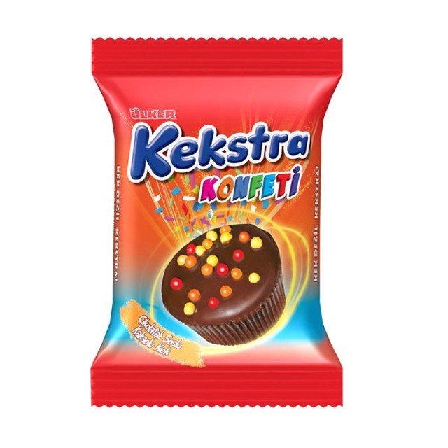 Ülker Kekstra Konfeti Muffin Kek Kakaolu 38 Gr