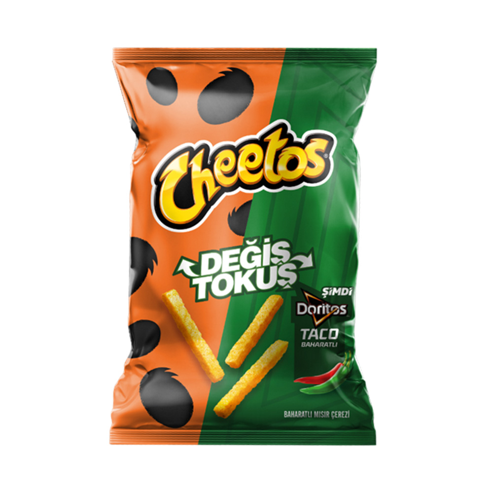 Cheetos Değiş Tokuş Baharatlı Mısır Cipsi 100 G
