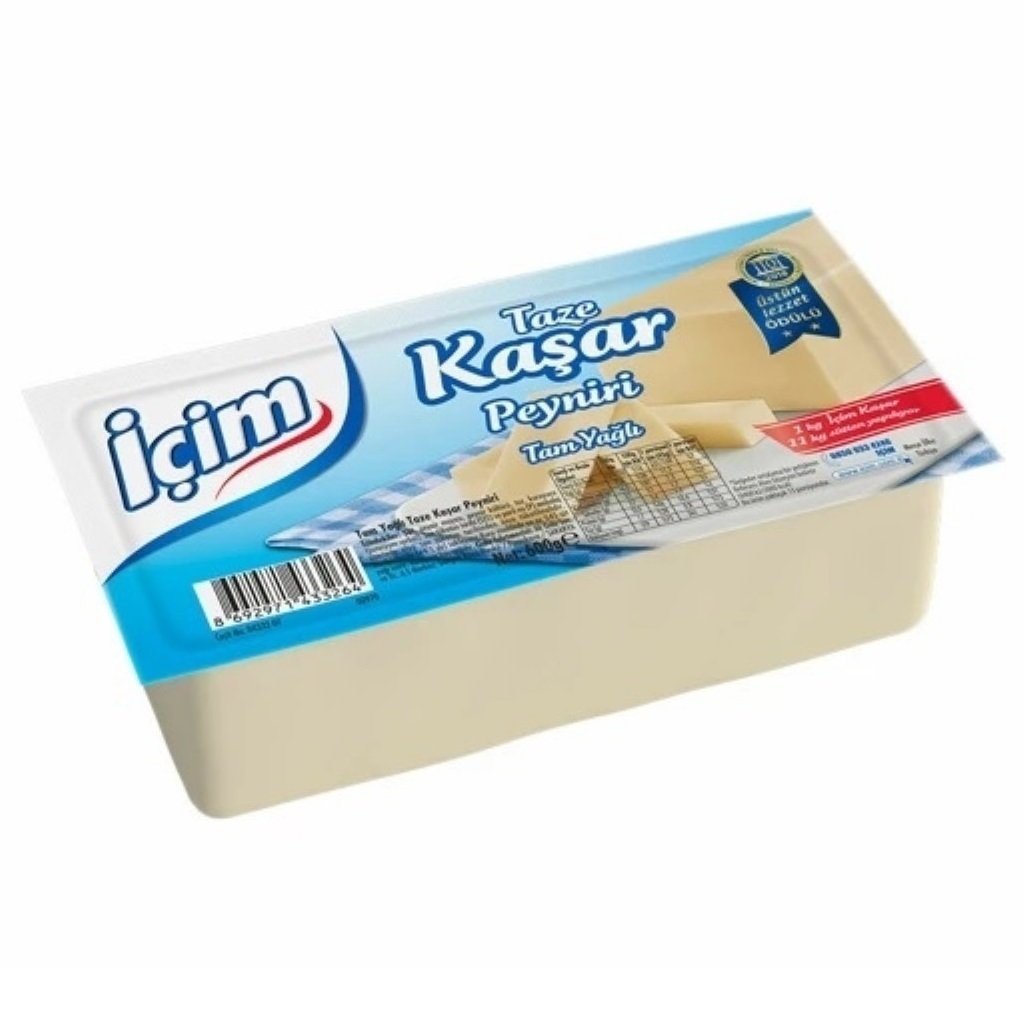 İçim Taze Kaşar Peyniri 600gr