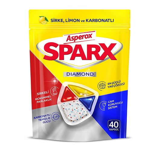 Asperox Sparx Diamond Bulasik Makinesi Kapsulu 40li